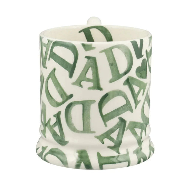 Emma Bridgewater D.A.D Green 1/2 Pint Mug