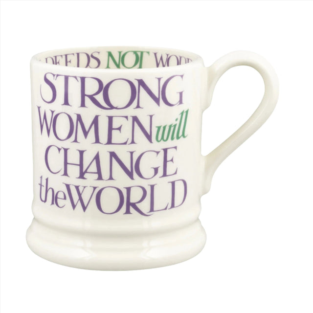 Emma Bridgewater Purple Toast Change Our World 1/2 Pint Mug | Redber Coffee