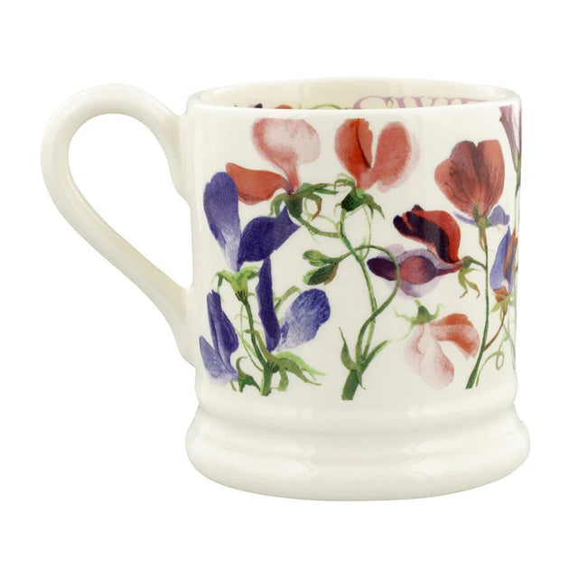 Emma Bridgewater Flowers Sweet Pea Multi 1/2 Pint Mug