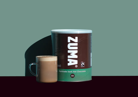 Zuma Fairtrade Dark Hot Chocolate (33% Cocoa) 2kg Tin I Redber Coffee