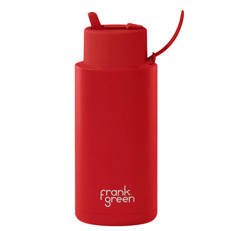 Frank Green 34oz/1005ml Ceramic Reusable Bottle - Atomic Red