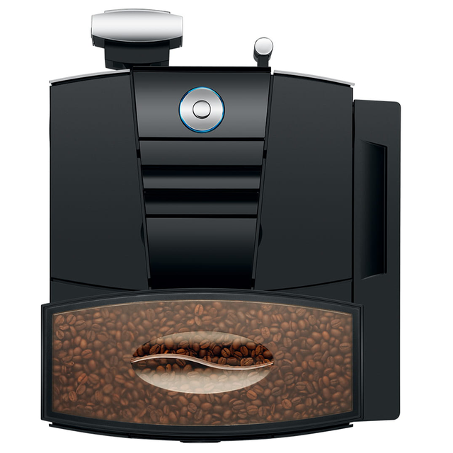 JURA GIGA X3 Gen II Pro Bean to Cup coffee machine with dual ceramic disc grinders, 4.3-inch touchscreen display, and Pulse Extraction Process, ideal for high-volume offices and self-service environments.