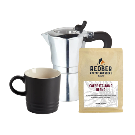 KitchenCraft World of Flavours Italian 6 Cup Espresso Coffee Maker | Redber Coffee