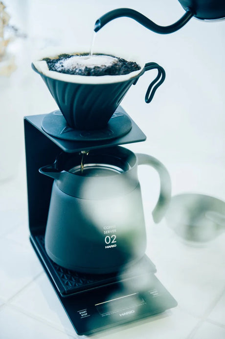 Hario V60 Metal Coffee Dripper Size 02 - Matte Black