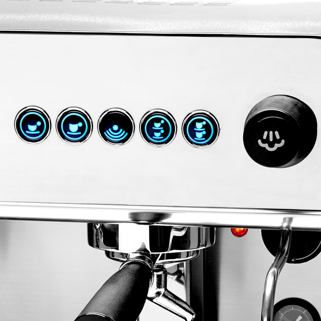 Iberital IB7 Espresso Machine - Compact, energy-efficient, and durable coffee machine for professional-grade espresso in cafés and restaurants I Redber