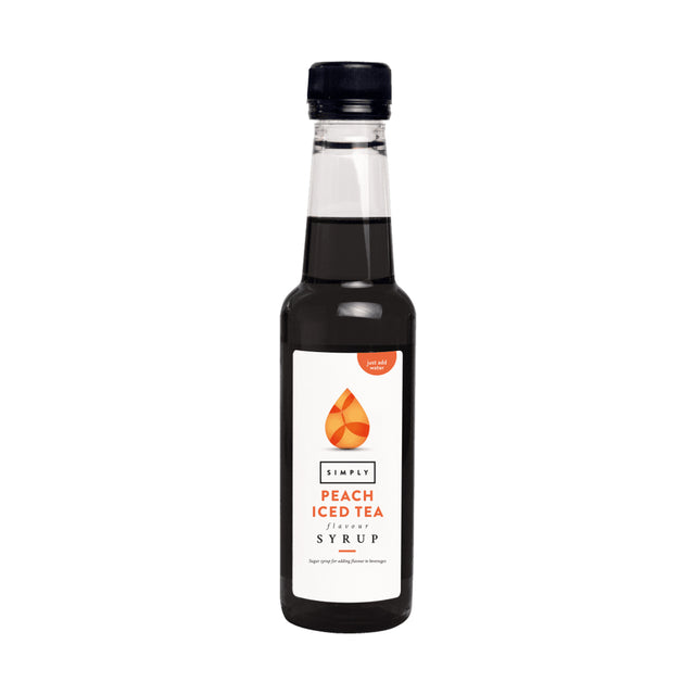 Simply Iced Tea Syrup 250ml - Peach (Sugar Free)