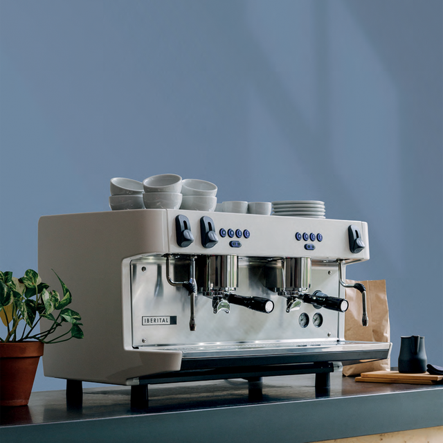 Iberital Intenz Espresso Machine - High-Performance, Energy-Efficient Coffee Machine for Cafés and Restaurants, Featuring Dual Boiler System and Precise Electronic Dosage Controls I Redber