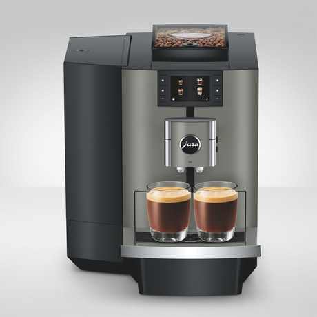 ura X10 Bean-to-Cup Coffee Machine in Dark Inox with touchscreen and advanced brewing technology for high-demand environments