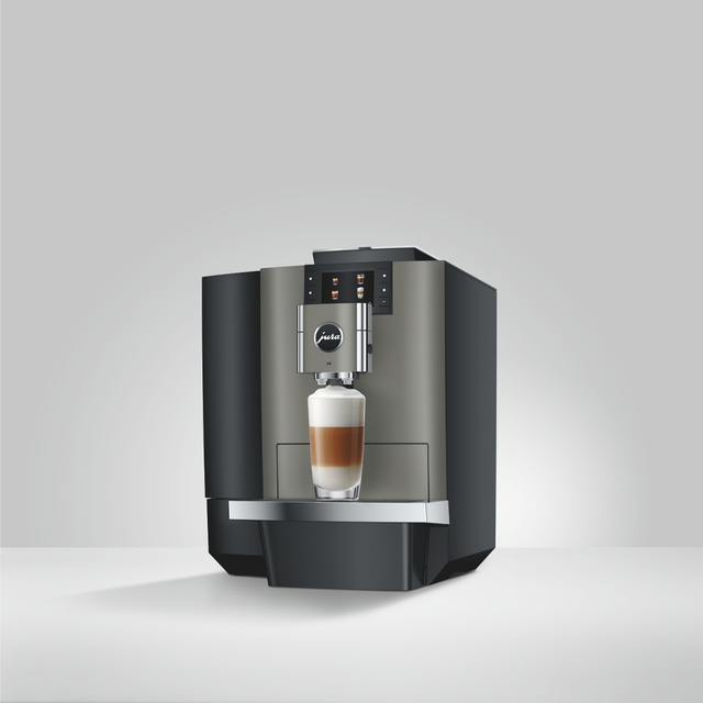 ura X10 Bean-to-Cup Coffee Machine in Dark Inox with touchscreen and advanced brewing technology for high-demand environments