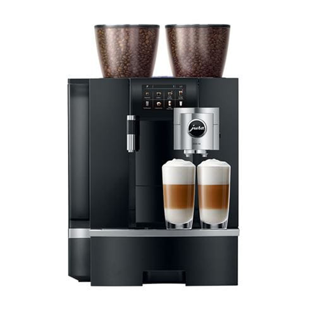 JURA GIGA X8 professional coffee machine with dual grinders and 4.3'' touchscreen, ideal for high-volume environments I Redber Coffee