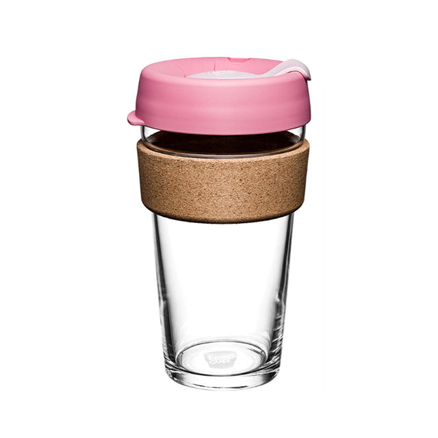 KeepCup Brew Cork Glass Reusable Coffee Cup L 16oz/454ml - Saskatoon