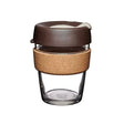 KeepCup Brew Cork Glass Reusable Coffee Cup 12oz - Almond