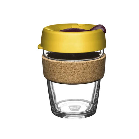 KeepCup Brew Cork Glass Reusable Coffee Cup M 12oz/340ml - Nightfall