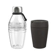 KeepCup Gift Sets Travel Light Water Bottle & Reusable Coffee Cup - Black