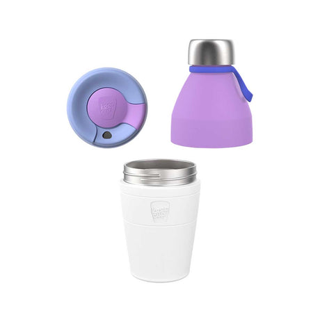 KeepCup Helix Traveller 2-in-1 Kit M - Twilight