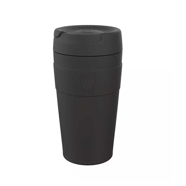 KeepCup Helix Traveller Stainless Steel Reusable Coffee Cup L 16oz/454ml - Black