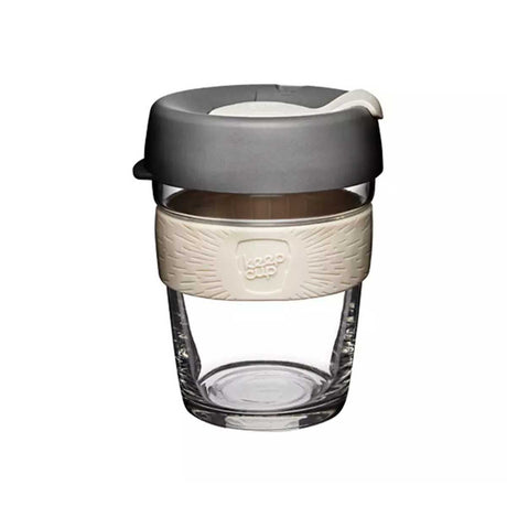 KeepCup Press Fit Brew Glass Reusable Coffee Cup M 12oz/340ml - Chai