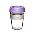 KeepCup Press Fit Original Clear Plastic Reusable Coffee Cup M 12oz/340ml - Moonshine