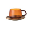 Kinto SEPIA Cup & Saucer 2701ml - Amber