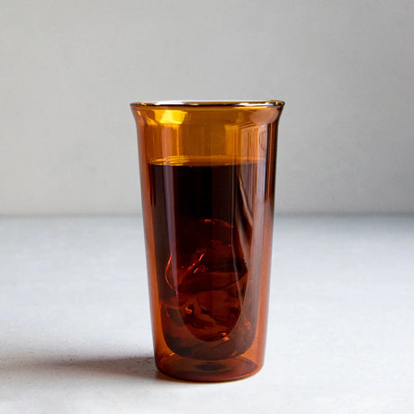 Kinto CAST AMBER Doulbe Wall Glass 340ml