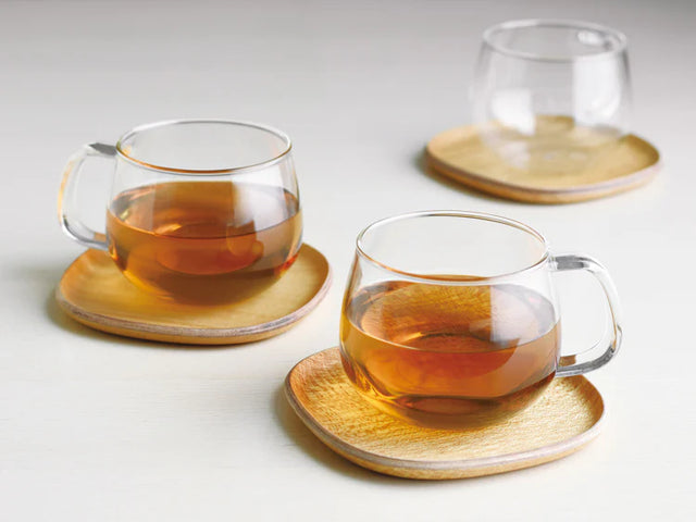 Kinto UNITEA Cup & Saucer 230ml Glass