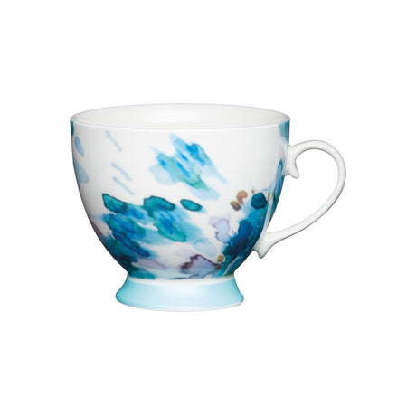 KitchenCraft China 400ml Footed Mugs - Painted Floral