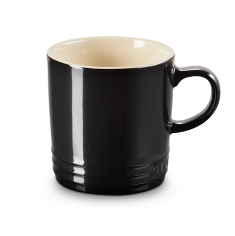 Le Creuset Stoneware Mug - Black Onyx  | Redber Coffee