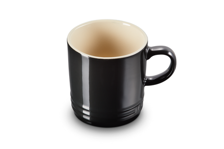 Le Creuset Stoneware Mug - Black Onyx  | Redber Coffee