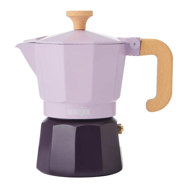 La Cafetière Espresso Pot 3 Cup, Purple
