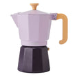 La Cafetière Venice Aluminium Stovetop Espresso Maker 6 Cup - Purple