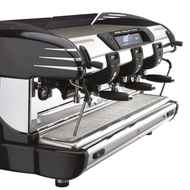 La Spaziale S40 Suprema commercial espresso machine – semi-automatic model for cafes and coffee shops, featuring advanced temperature control and energy-saving technology