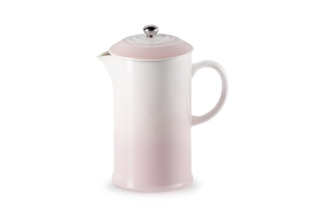 Le Creuset Stoneware Cafetiere - Shell Pink Redber Coffee Roasters