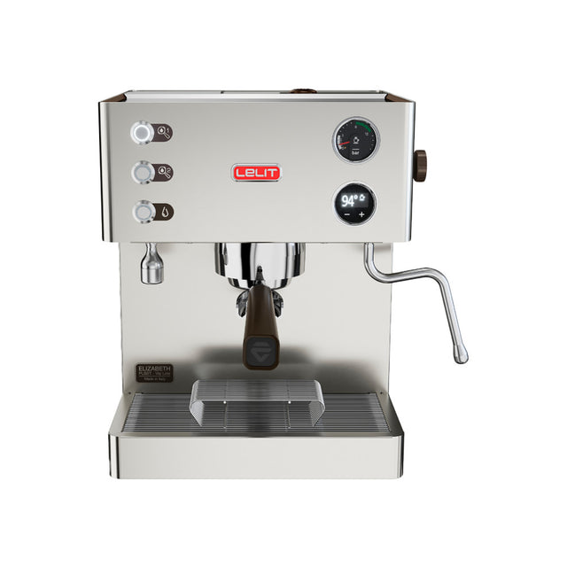 Lelit Elizabeth Dual Boiler Espresso Coffee Machine - Brushed Stainless Steel