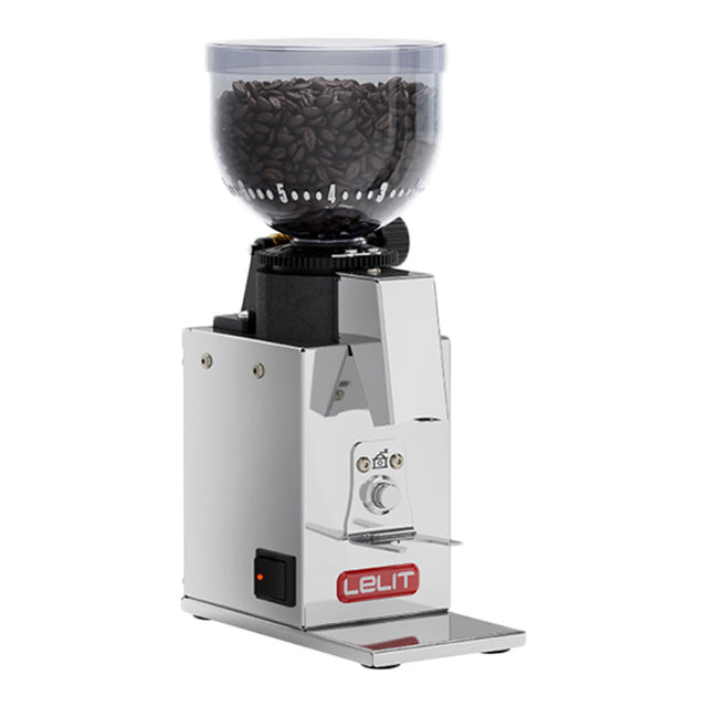 Lelit Fred Prima On-demand Burr Coffee Grinder - Polished Stainless Steel