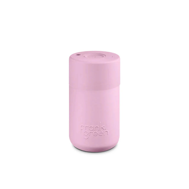 Frank Green 12oz/355ml Ceramic Reusable Cup with Button Lid - Lilac Haze