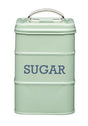 Living Nostalgia Metal Sugar Canister - English Sage Green Redber Coffee Roasters