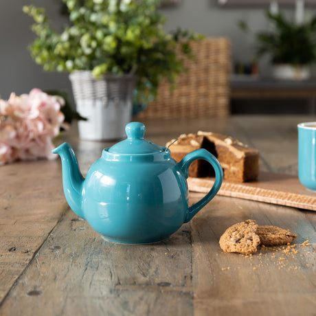 London Pottery, London Pottery Farmhouse 4 Cup Teapot - Aqua, Redber Coffee