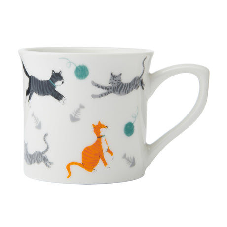 Mikasa Cat Fluted Mug, 250ml