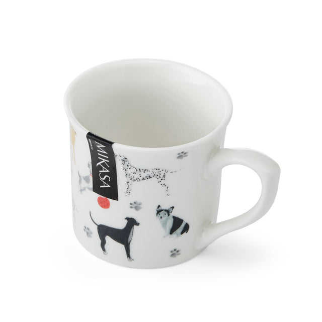 Mikasa Dog Fluted Mug, 250ML