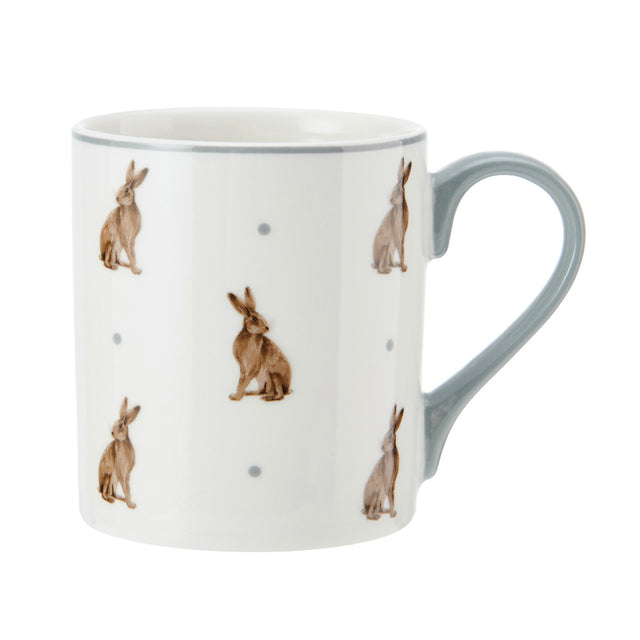 Mikasa Straight-Sided Porcelain Mug, 280ml - Hare