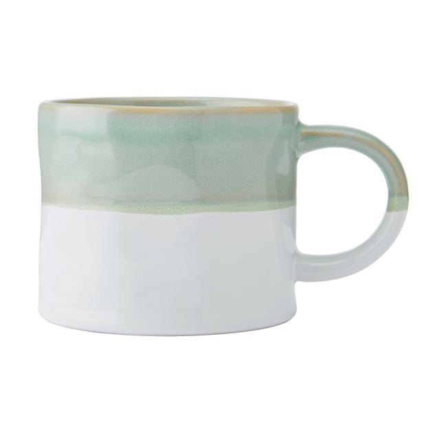 Mikasa Ombre Green and White Mug, 350ml