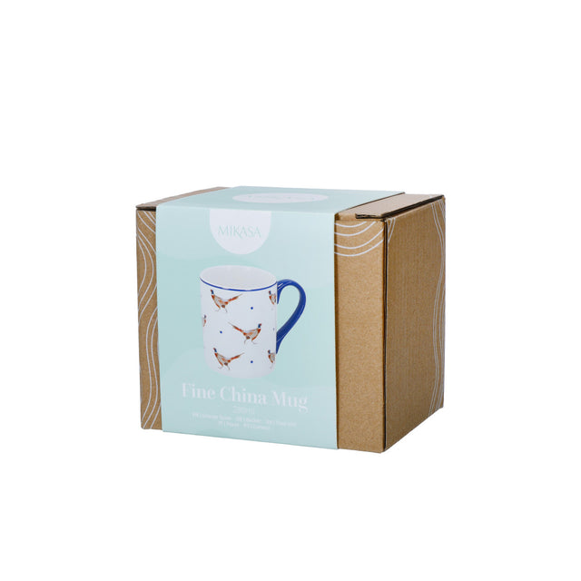 Mikasa Straight-Sided Porcelain Mug, 280ml - Pheasant