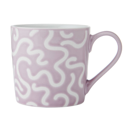 Mikasa Textured Purple Swirl Mug, 360ml