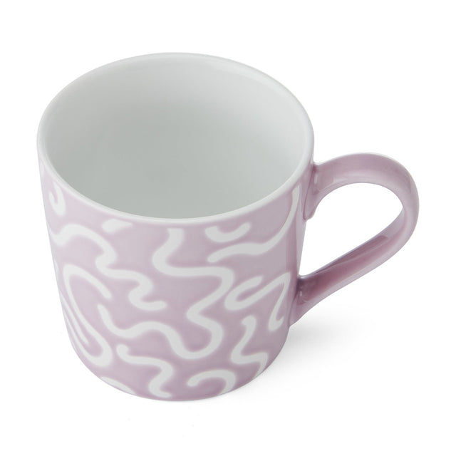 Mikasa Textured Purple Swirl Mug, 360ml