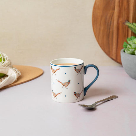 Mikasa Straight-Sided Porcelain Mug, 280ml - Pheasant