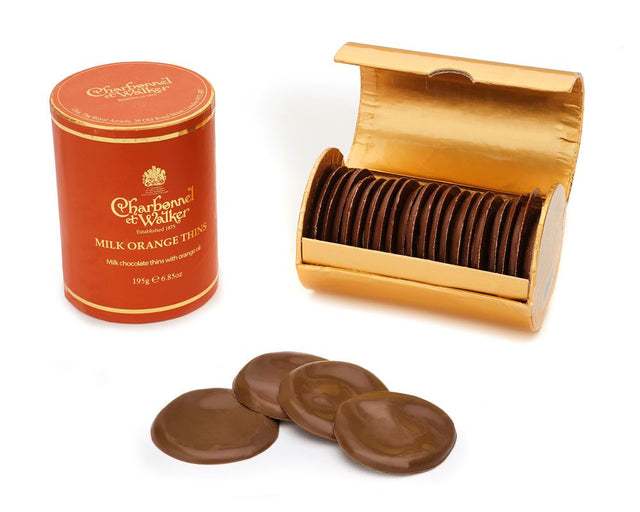 Charbonnel et Walker Milk Chocolate Orange Thins 200g I Redber Coffee