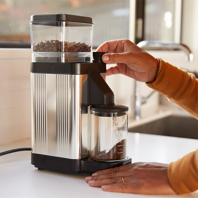 Moccamaster KM5 Burr Grinder - Polished Silver