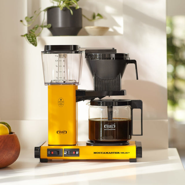 Moccamaster KBG Select Filter Coffee Machine - Yellow Pepper