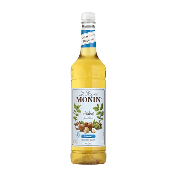 Monin Coffee Syrup 1L - Sugar Free Hazelnut