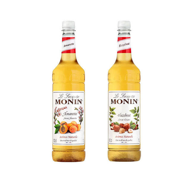 Monin Coffee Syrup 2 x 1L - Bundle